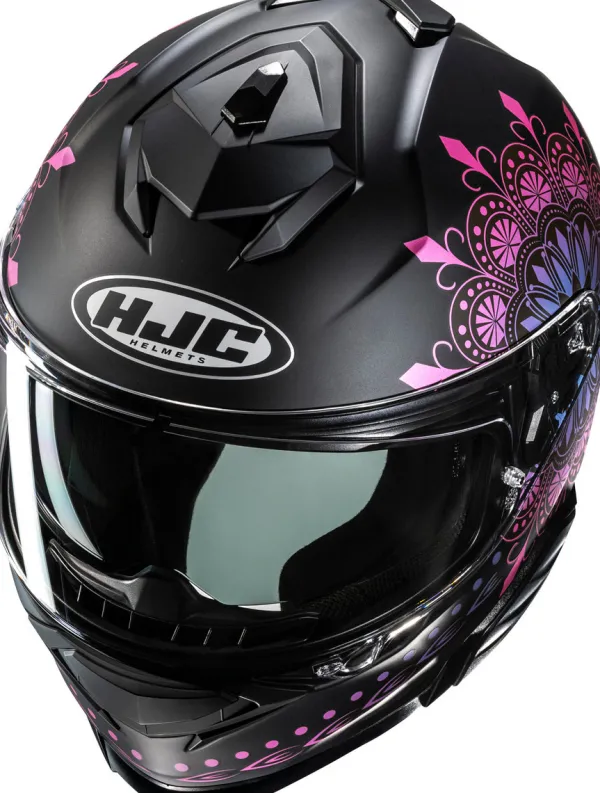 HJC i71 Niel Black/Pink 165> Integraalhelmen|Helmen Met Zonnevizier