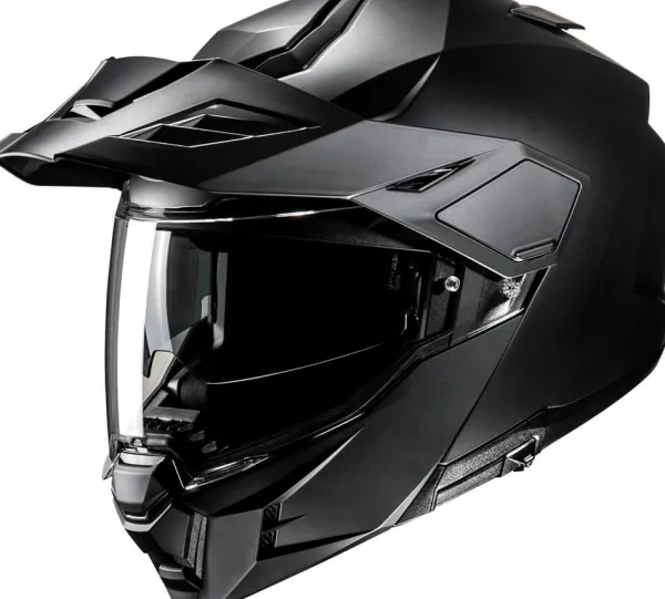 HJC i80 Semi Flat Black 111> Systeemhelmen|Helmen Met Zonnevizier
