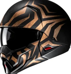 HJC i20 Thorn Black/Gold 177> Helmen Met Zonnevizier|Bluetooth Helmen