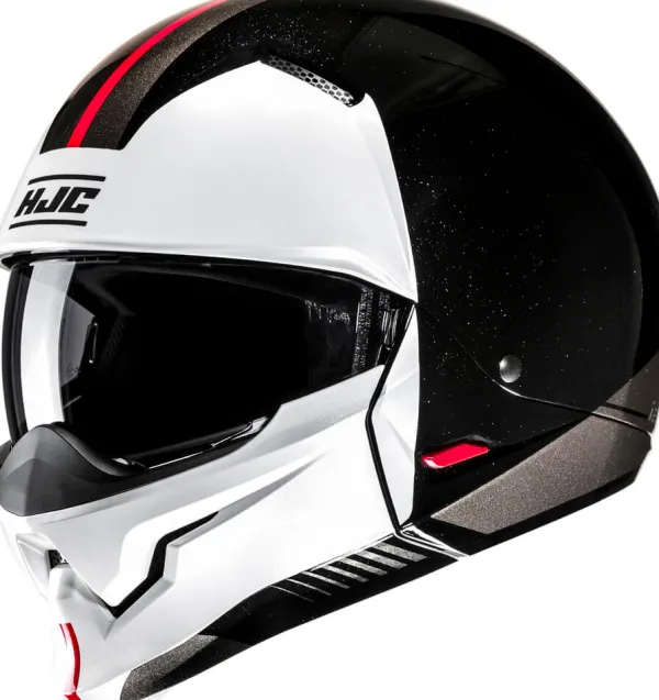 HJC i20 Vena Black/White 123> Helmen Met Zonnevizier|Bluetooth Helmen