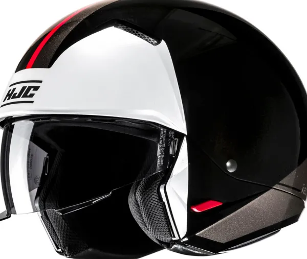 HJC i20 Vena Black/White 123> Helmen Met Zonnevizier|Bluetooth Helmen