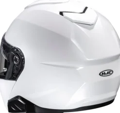 HJC i91 White> Systeemhelmen|Helmen Met Zonnevizier