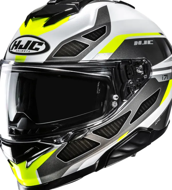 HJC i71 Zest Black/Yellow 127> Integraalhelmen|Helmen Met Zonnevizier