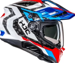 HJC RPHA-60 Dakar White/Blue 253> Adventure Helmen|Helmen Met Zonnevizier