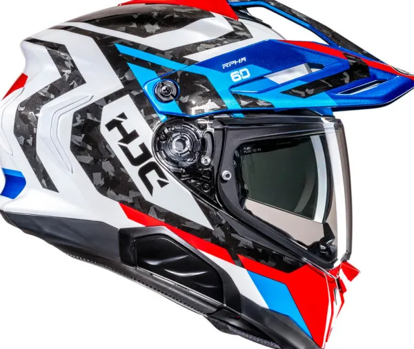 HJC RPHA-60 Dakar White/Blue 253> Adventure Helmen|Helmen Met Zonnevizier