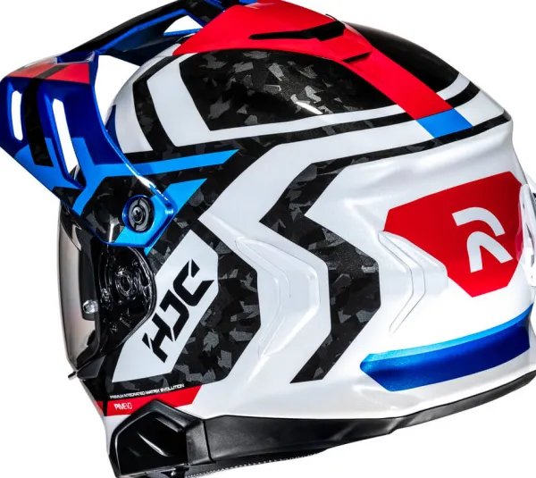 HJC RPHA-60 Dakar White/Blue 253> Adventure Helmen|Helmen Met Zonnevizier