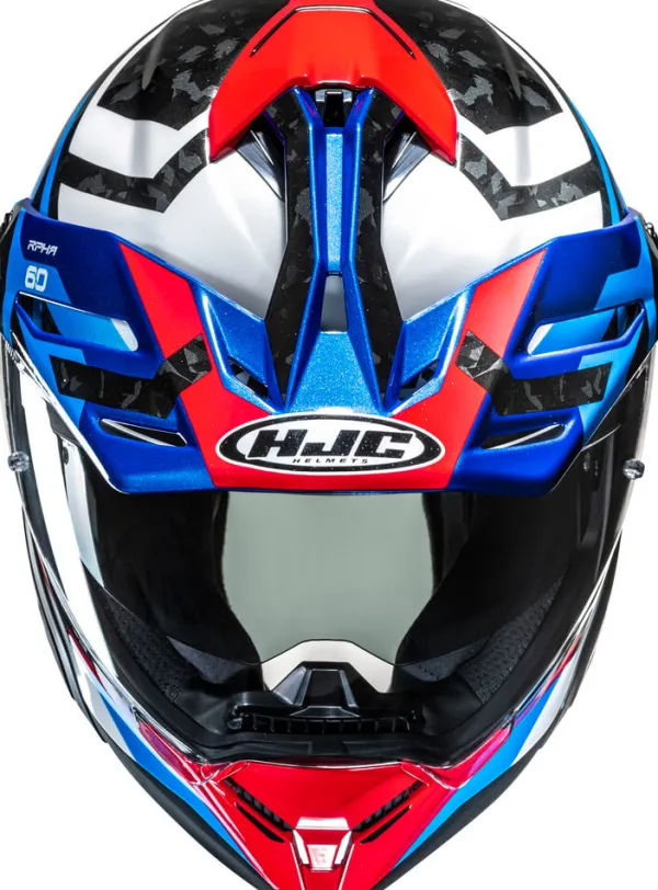 HJC RPHA-60 Dakar White/Blue 253> Adventure Helmen|Helmen Met Zonnevizier