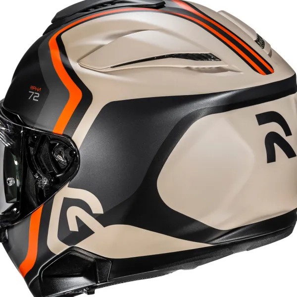 HJC RPHA-72 Ernem Grey/Orange 183> Integraalhelmen|Helmen Met Zonnevizier