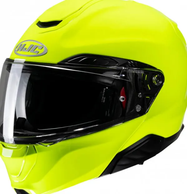 HJC RPHA-91 Fluo yellow 707> Systeemhelmen|Helmen Met Zonnevizier
