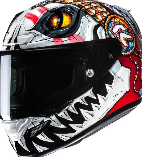 HJC RPHA-12 Kepina White/Red 213> Integraalhelmen|Bluetooth Helmen