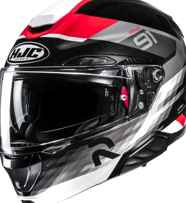 HJC RPHA-91 Madal Black/Red 123> Systeemhelmen|Helmen Met Zonnevizier