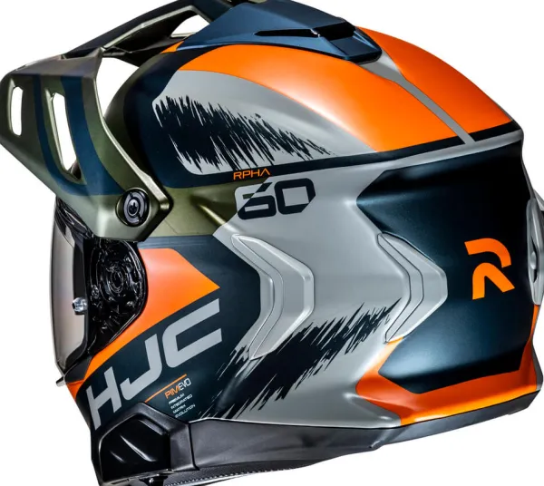 HJC RPHA-60 Quid Green/Orange 483> Adventure Helmen|Helmen Met Zonnevizier