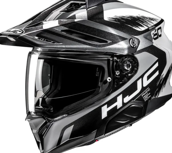 HJC RPHA-60 Quid White/Grey 281> Adventure Helmen|Helmen Met Zonnevizier
