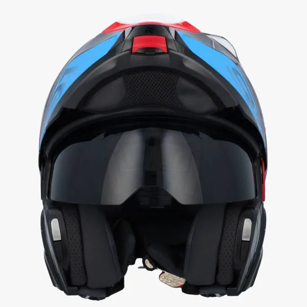 HJC RPHA-91 Rafino Black/Blue 152> Systeemhelmen|Helmen Met Zonnevizier