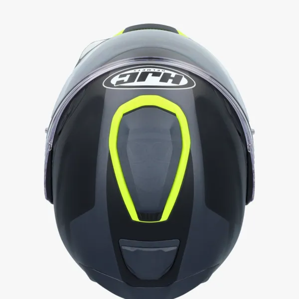 HJC RPHA-91 Rafino Black/Yellow 178> Systeemhelmen|Helmen Met Zonnevizier