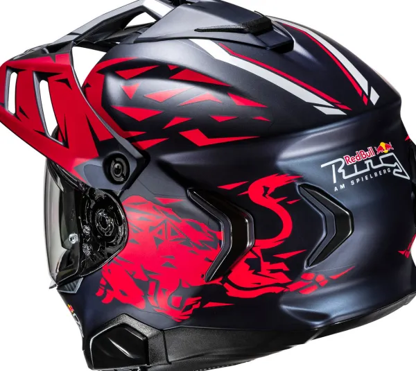 HJC RPHA-60 Red Bull Spielberg Red/Blue 352> Adventure Helmen|Helmen Met Zonnevizier