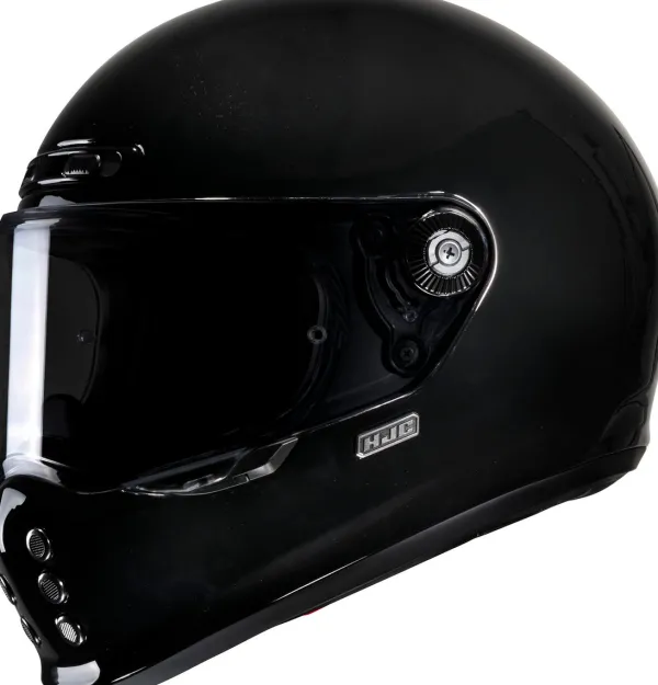 HJC V10 Black 101> Retro Helmen|Integraalhelmen