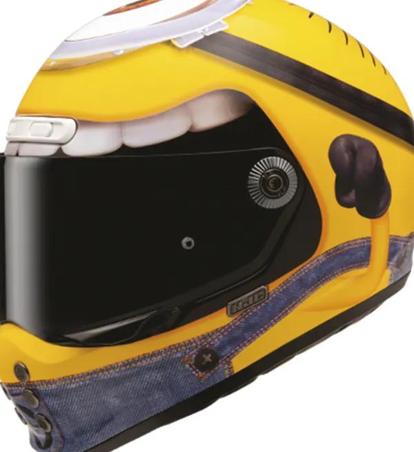 HJC V10 Stuart Minions Yellow/Blue 758> Retro Helmen|Integraalhelmen