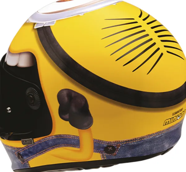 HJC V10 Stuart Minions Yellow/Blue 758> Retro Helmen|Integraalhelmen