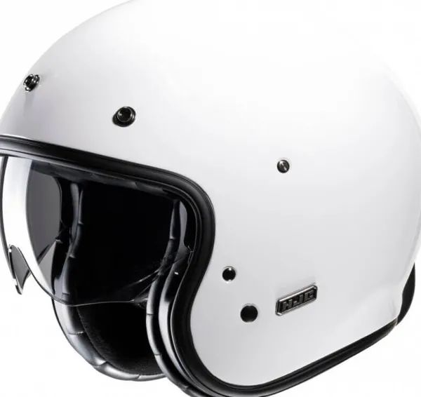 HJC V31 White 202> Retro Helmen|Jethelmen