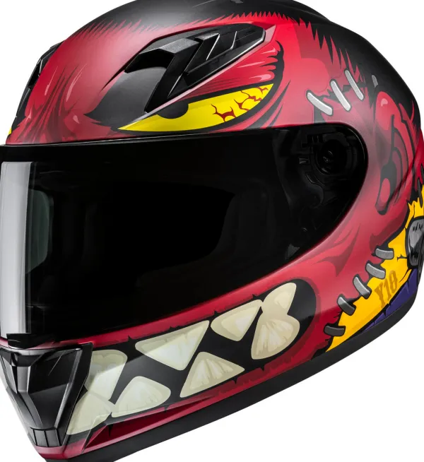 HJC Y10 Frank Red/Black 317> Integraalhelmen|Bluetooth Helmen