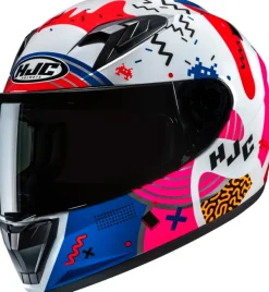 HJC Y10 Mika White/Pink 263> Integraalhelmen|Bluetooth Helmen