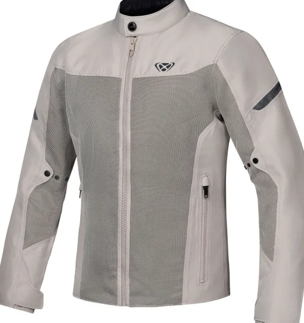 Ixon Fresh Slim Motorjas Greige 6014> Motorjassen