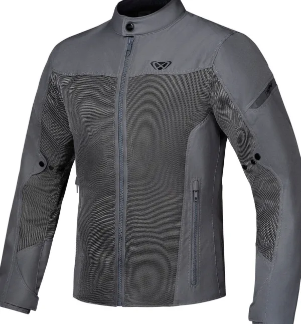 Ixon Fresh Slim Motorjas Grey 4001> Motorjassen