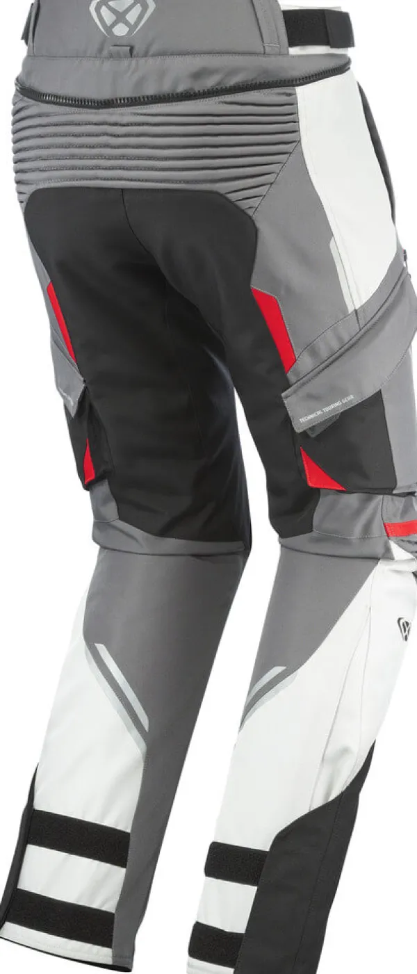 Ixon Midgard Motorbroek Grey/Black/Red 4033> Motorbroeken