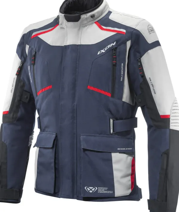 Ixon Midgard Motorjas Parka Grege/Navy/Black 6024> Motorjassen