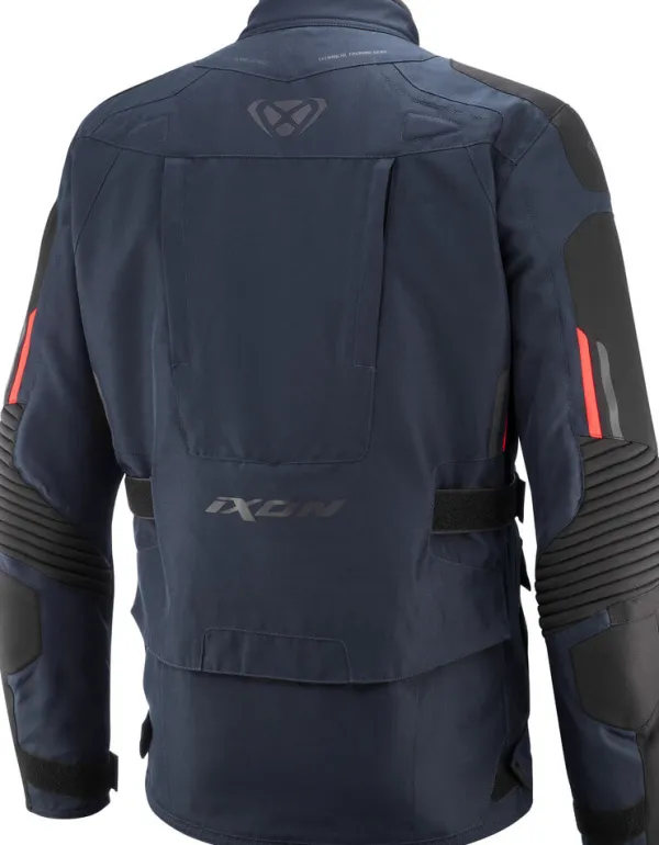 Ixon Midgard Motorjas Parka Navy/Bright Red 3045> Motorjassen