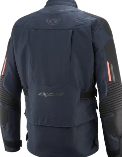 Ixon Midgard Motorjas Parka Navy/Bright Red 3045> Motorjassen