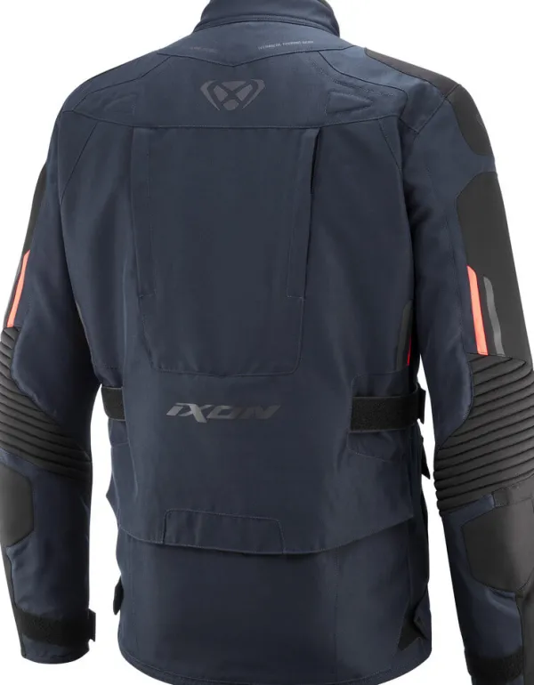 Ixon Midgard Motorjas Parka Navy/Bright Red 3045> Motorjassen