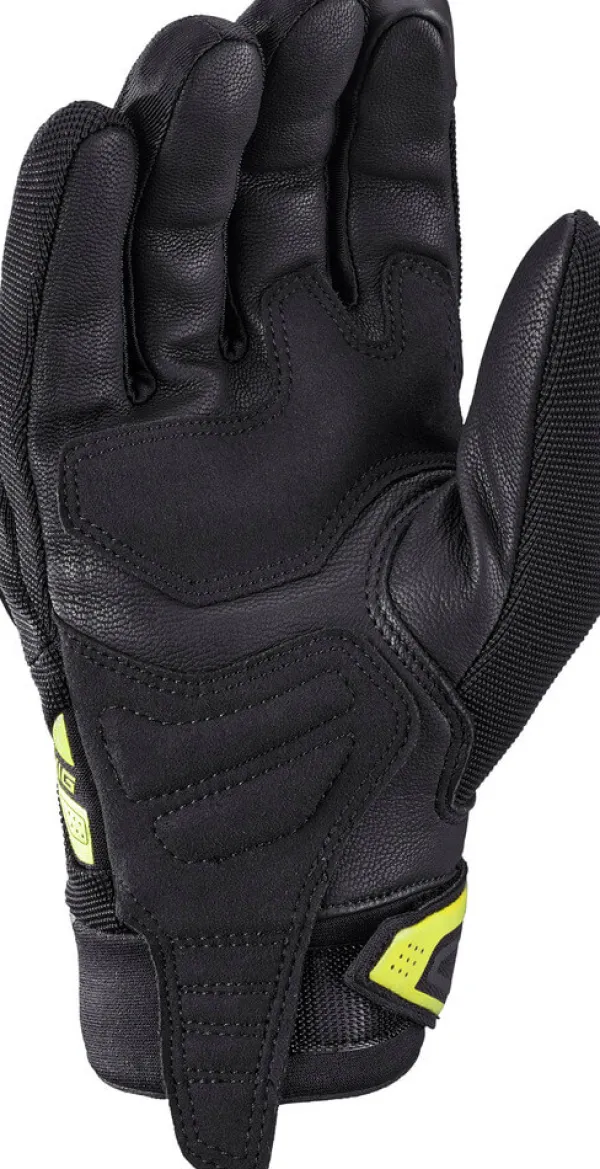 Ixon Mig 2 Gloves Black/Bright Yellow 1072> Motorhandschoenen