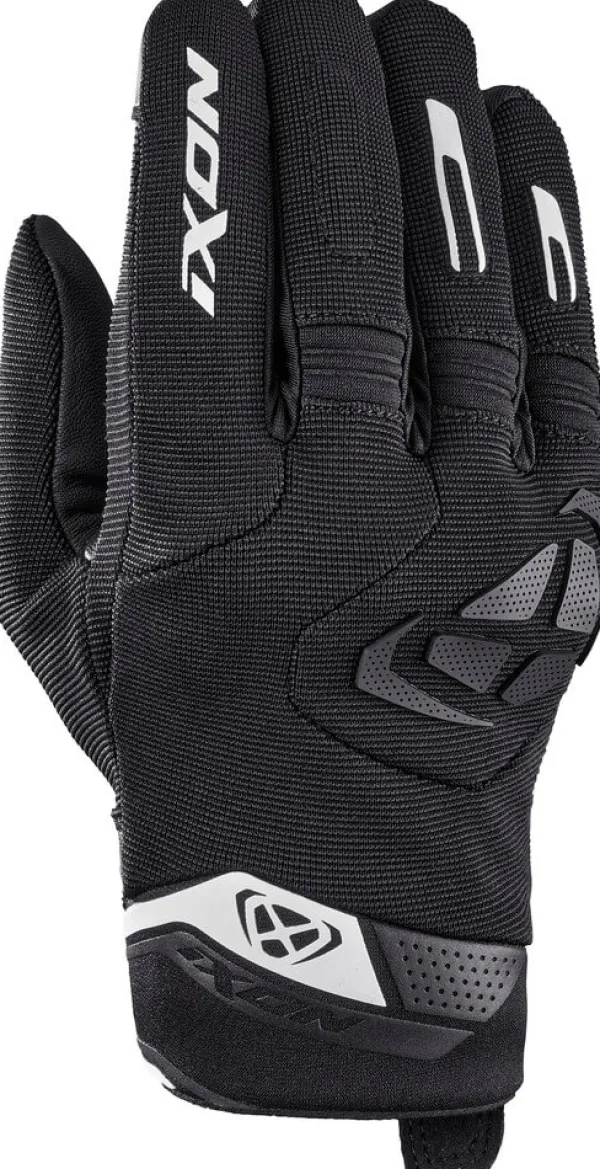 Ixon Mig 2 Gloves Black/White 1015> Motorhandschoenen