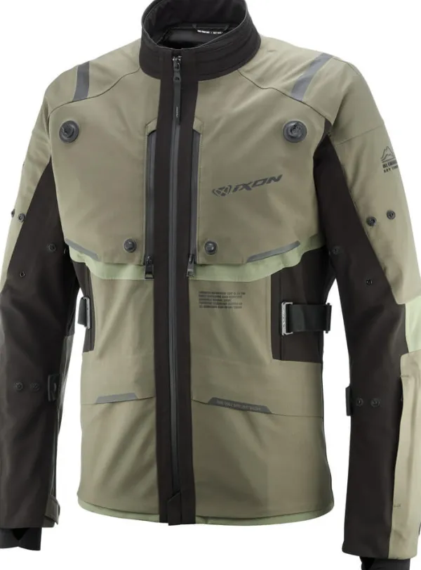 Ixon M-Skeid Motorjas Parka Khaki/Black 8010> Motorjassen