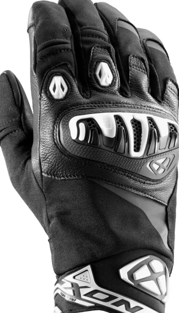 Ixon Ms Torpedo Gloves Black/White 1015> Motorhandschoenen