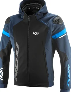 Ixon Pulsion Air Motorjas Black/Navy/Blue> Motorjassen