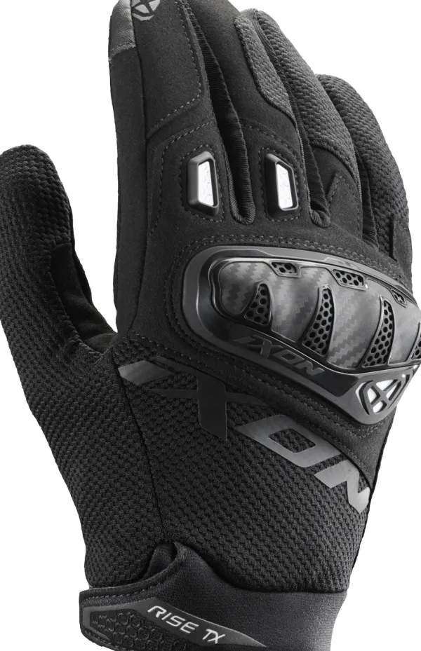 Ixon Rise Tx Gloves Black/White> Motorhandschoenen