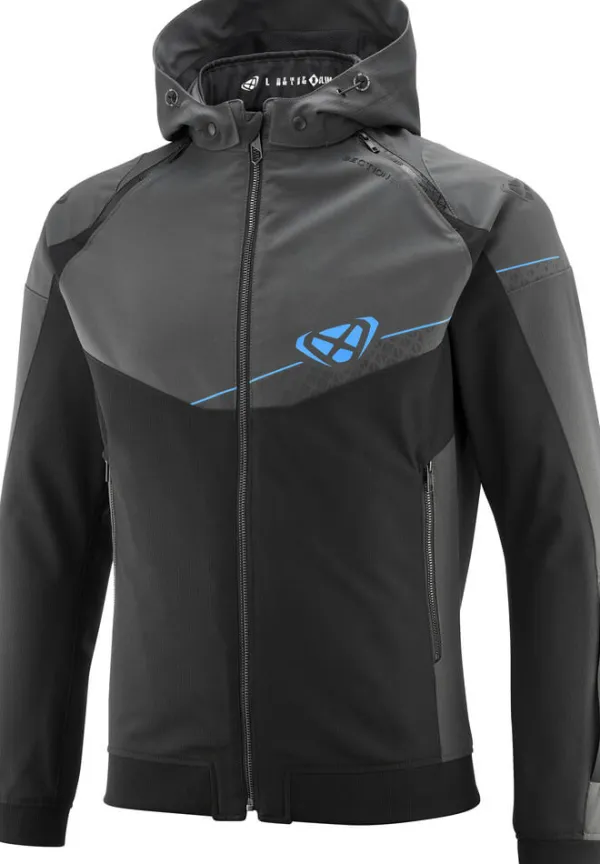 Ixon Section Motorjas Black/Anthracite/Blue 1133> Motorjassen