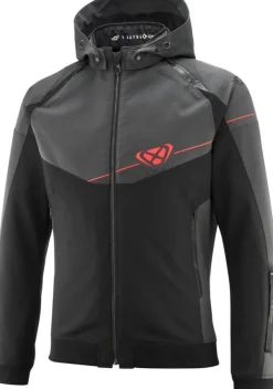 Ixon Section Motorjas Black/Anthra/Bright Red 1154> Motorjassen