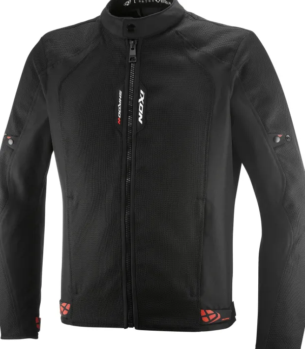 Ixon Shadow Motorjas Black/White/Bright Red> Motorjassen