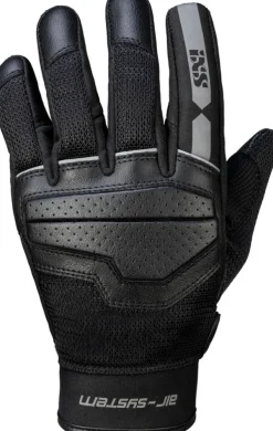 iXS Classic Evo-Air Gloves Black/Grey> Motorhandschoenen