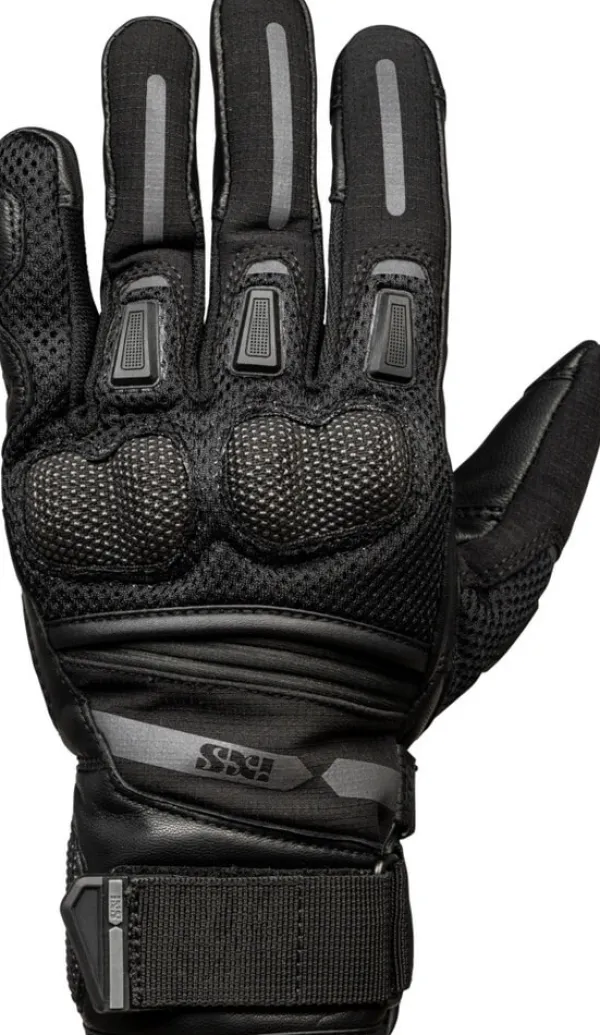 iXS Tour Montevideo-Air 2.0 Gloves Black> Motorhandschoenen
