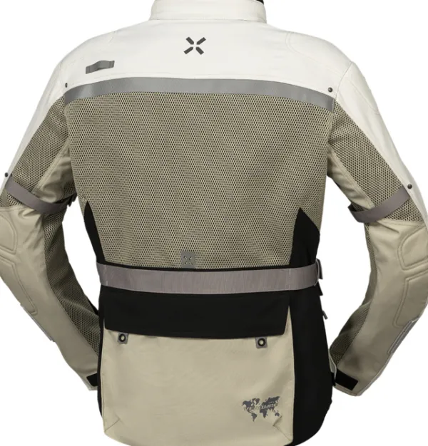 iXS Venture-BigAir 1.0 Motorjas Light Gray> Motorjassen