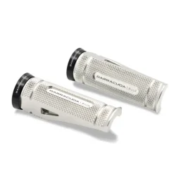 Barracuda Kit Foot Peg Racing Silver (Pair) NF123-A> Motor Onderdelen