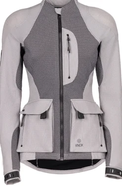 KNOX Tor Woman Motorjas Light Grey> Motorjassen