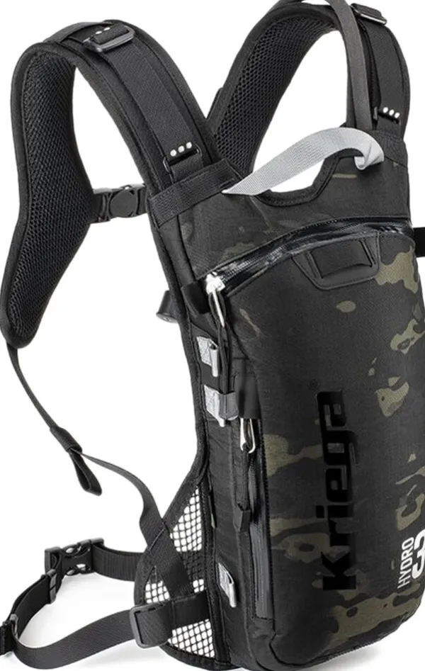Kriega Backpack Hydro 3 Black/Green> Rugzakken