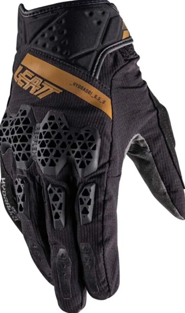 LEATT ADV HydraDri 6.5 Short Stealth Black/Grey> Motorhandschoenen