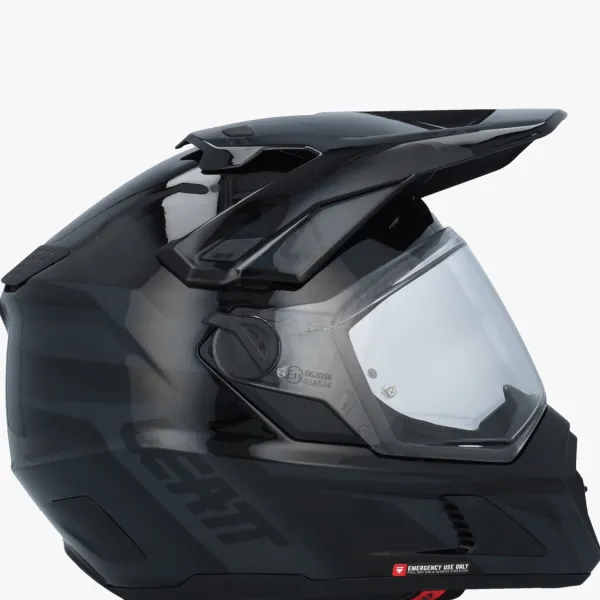 LEATT Kit ADV 8.5 Stealth Black/Grey> Adventure Helmen|Crosshelmen